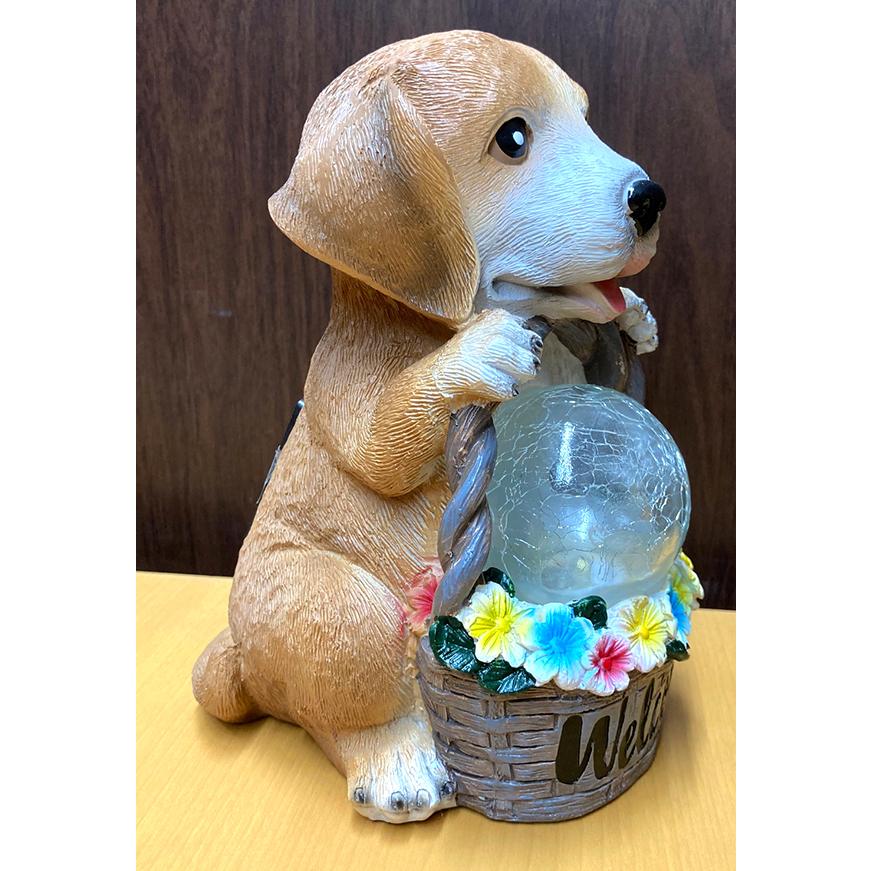 ソーラーライト 2個セット 犬 ドッグ わんちゃん DOG ウェルカム