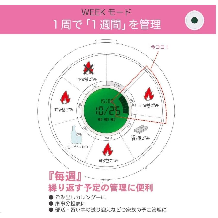 キングジム タイマー 習慣時計 ルクル RUCLE  KING JIM RUC10　敬老の日 祖父 祖母 へのプレゼントに 薬の飲み忘れに リモートワークの時間管理に　国内発送 | KING JIM | 01