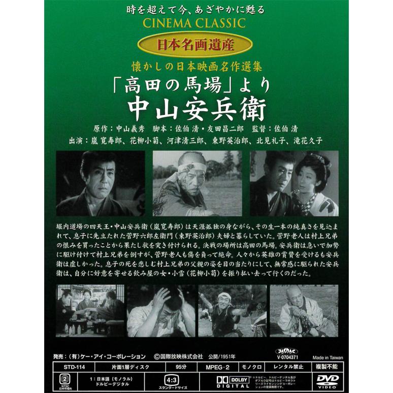 「高田の馬場」より中山安兵衛 DVD 嵐寛寿郎 主演 |  | 01