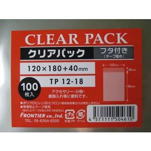 OPP袋 透明袋 テープ付 120×180+40mm TP12-18 クリアパック 100枚｜putiputiya｜02