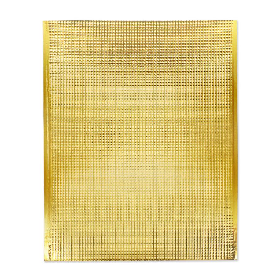 保冷袋 平袋 LLサイズ 外寸380×475mm 内テープ無し 持ち手穴無し ゴールド 金色 200枚の画像