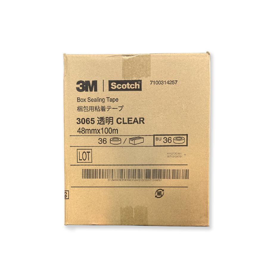 3M 【6巻】3M OPPテープ 透明梱包用テープ 幅48mm×巻100m 3M Scotch