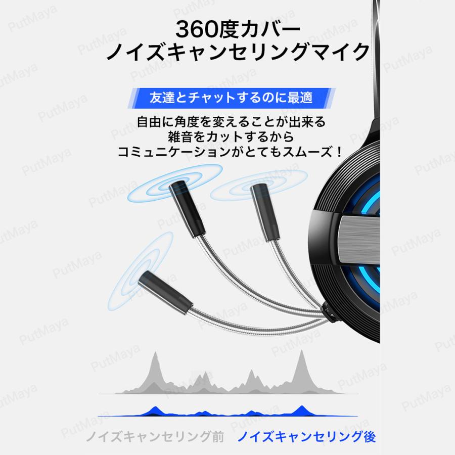 ゲーミングヘッドセット ヘッドホン ヘッドフォン 高音質 7.1ch音響