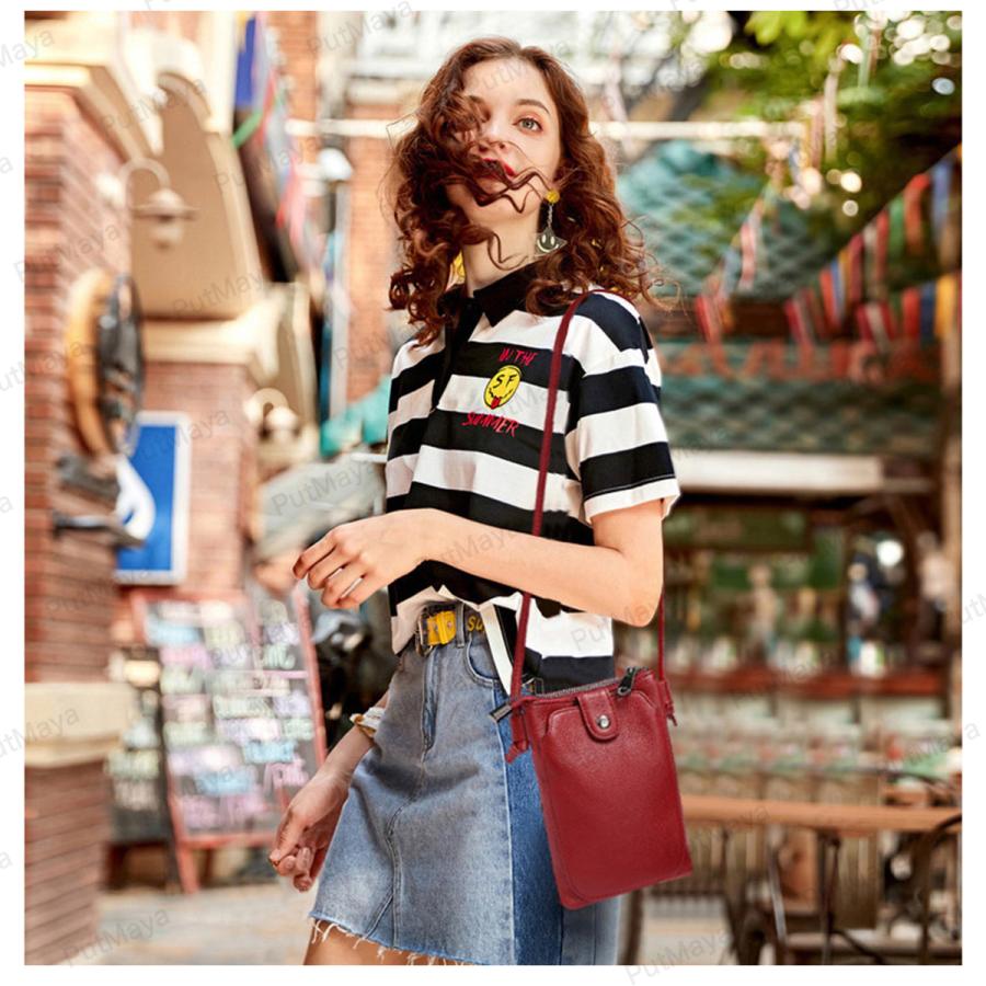 スマホショルダー バッグ レディース 財布 斜め掛け スマホ ショルダー フォンケース お財布 ポシェット ウォレット カード入れ カードケース 小銭入れ |  | 05