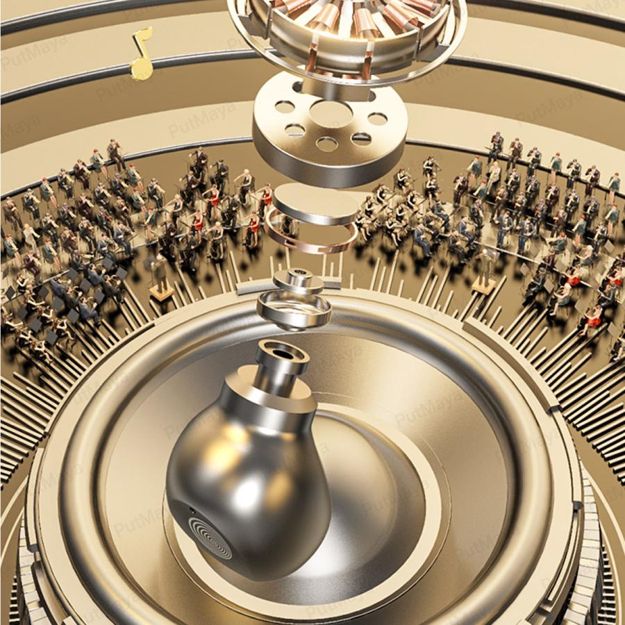 Bluetooth5.3最新版 日本語ガイダンス搭載 ワイヤレスイヤホン ブルートゥース イヤホン コードレスイヤホン Hi-Fi高音質 ワイヤレスヘッドホン iPhone Android |  | 04