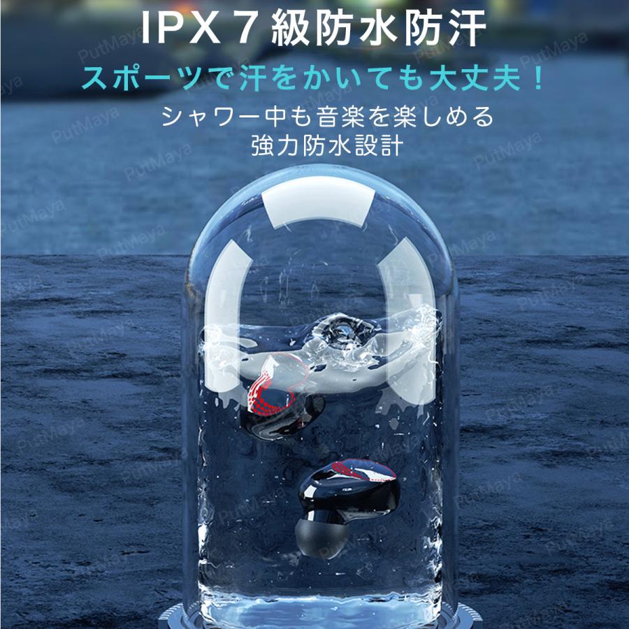 Bluetooth5.3最新版 日本語ガイダンス搭載 ワイヤレスイヤホン ブルートゥース イヤホン コードレスイヤホン Hi-Fi高音質 ワイヤレスヘッドホン iPhone Android |  | 14