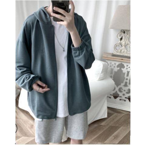 パーカーメンズ ジップ付き 人気のオーバーサイズ ゆるだぼ ビック