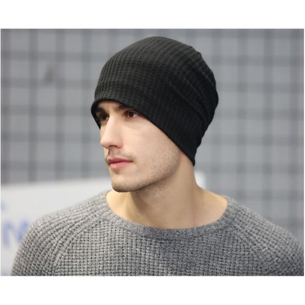 ニット帽 メンズ 無地 フリーサイズ ニットキャップ カジュアル