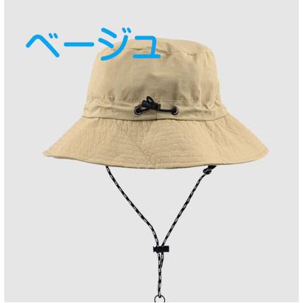 ハット 折りたためる 帽子 レディース アウトドア パッカブル メンズ バケットハット 持ち運び 紫外線 ツバ 紐付き 撥水加工 ブラック シンプル キャンプ 収納 |  | 14