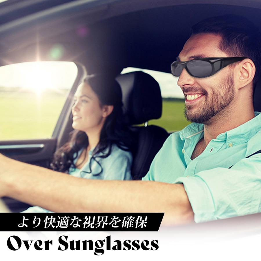オーバーサングラス　眼鏡（メガネ）を掛けたまま装着可能 オーバーグラス |  | 01