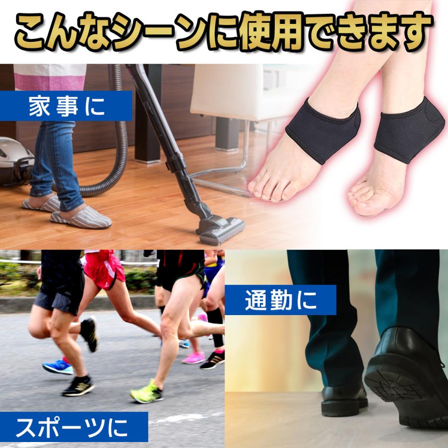 かかとサポーター 足底筋膜炎 かかとが痛い 踵　衝撃吸収 左右１セット ２個 |  | 05
