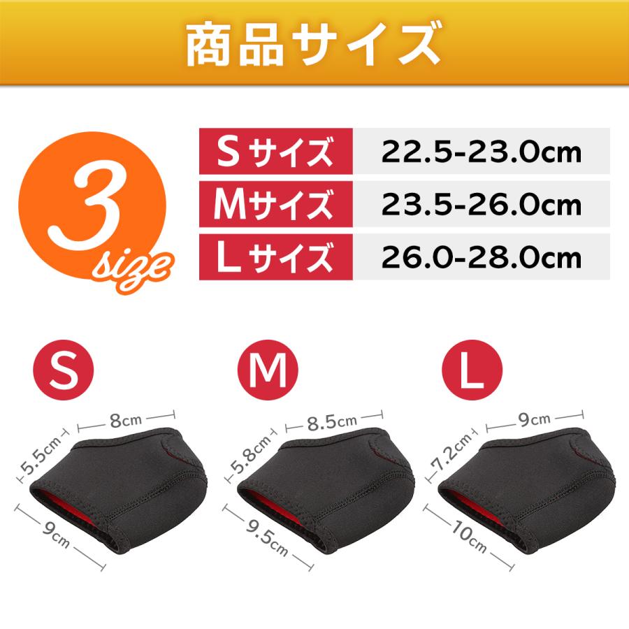 かかとサポーター 足底筋膜炎 かかとが痛い 踵　衝撃吸収 左右１セット ２個 |  | 07