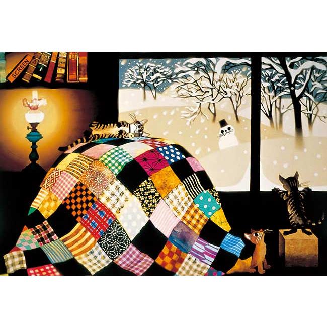 アップルワン（APPLEONE） ジグソーパズル 300ピース こたつと猫 藤城