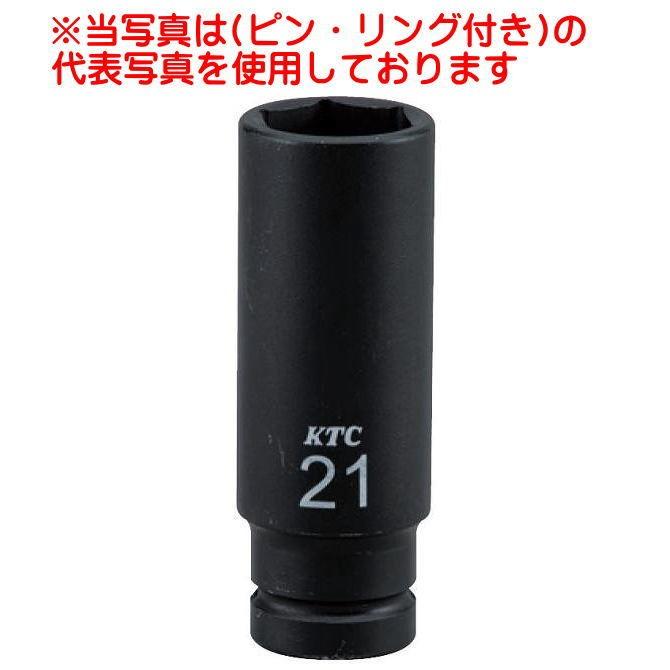 KTC工具 12" 12.7sq ６角 インパクトレンチ用ソケット ディープ薄肉 ピンリング付  BP4L-19TP｜pvd1