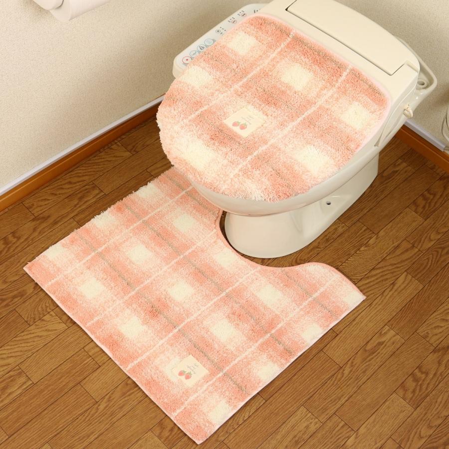 オカ トイレマットセット 2点 トイレマット (55×60cm) セット