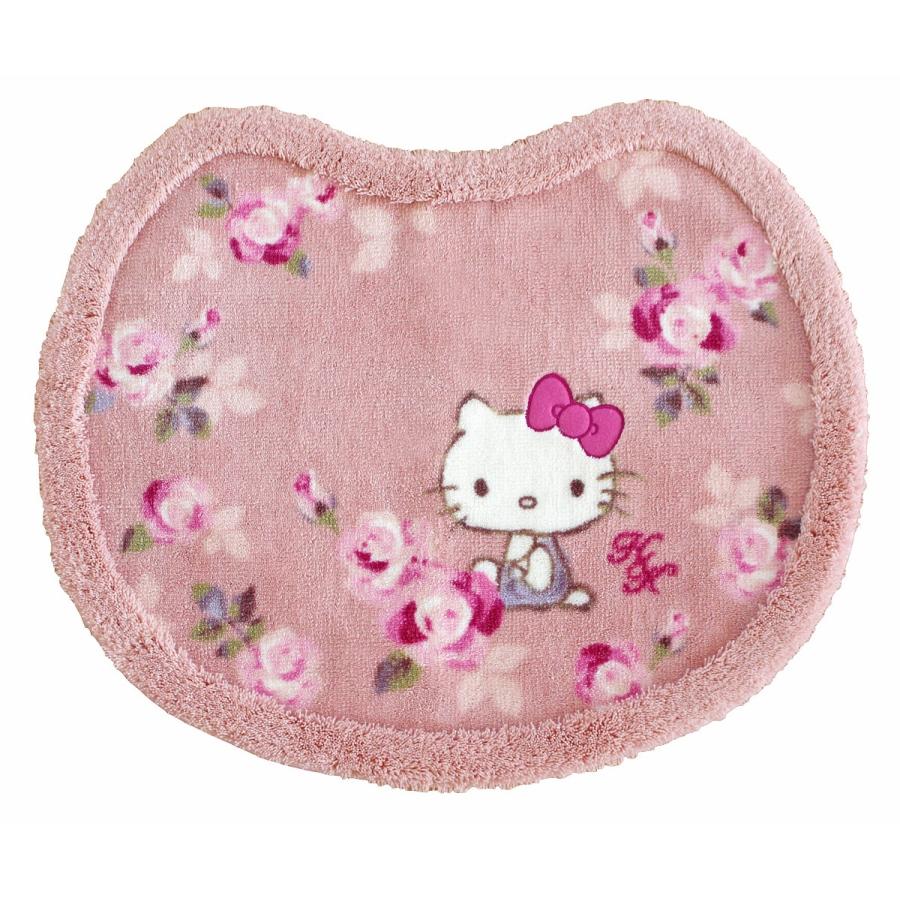 オカ ハローキティ トイレマット セット 2点 ピンク U型 O型 洗浄暖房