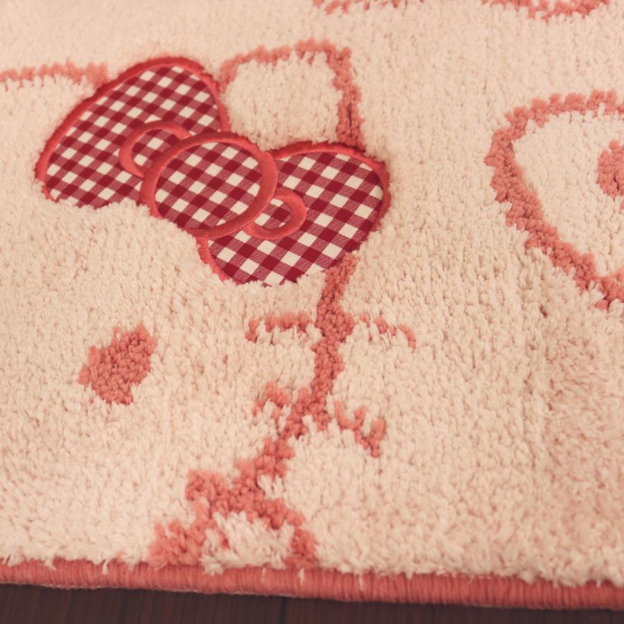 オカ サンリオ シュシュ トイレマット2点セット ハローキティ ピンク