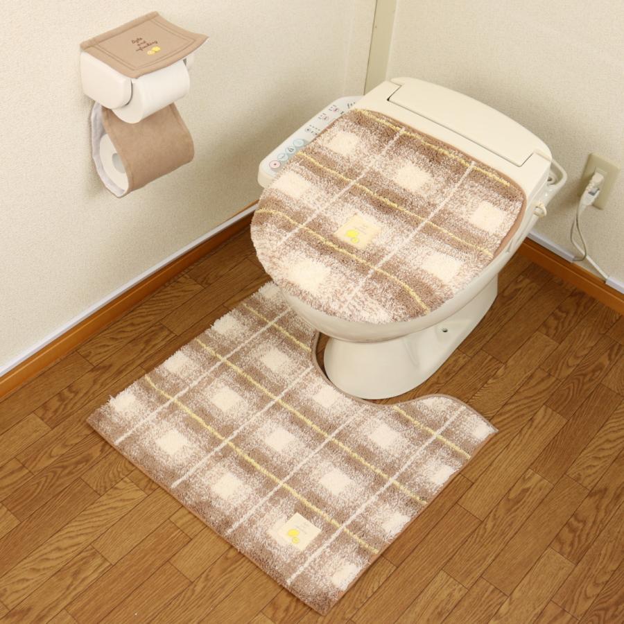 オカ トイレマットセット 3点 トイレマット (55×60cm) セット
