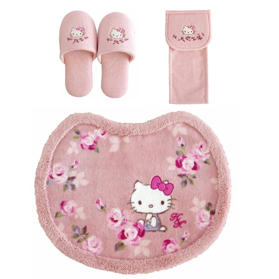 ハローキティ トイレマット セット 3点 スリッパ ホルダーカバー ピンク サンリオ オカ キティちゃん グレース 新デザイン 3okgpimtspph Proバイダー ヤフー店 通販 Yahoo ショッピング