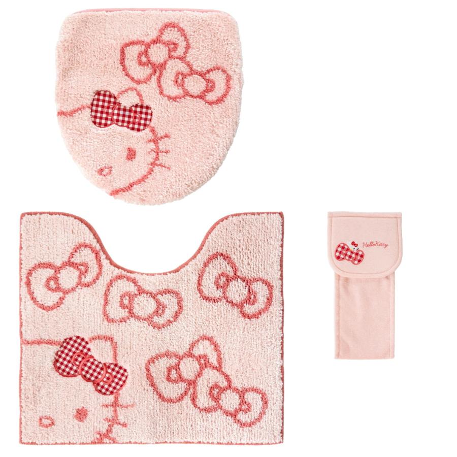 クロミ サンリオ クロミちゃん トイレ3点セット (マット・フタカバー