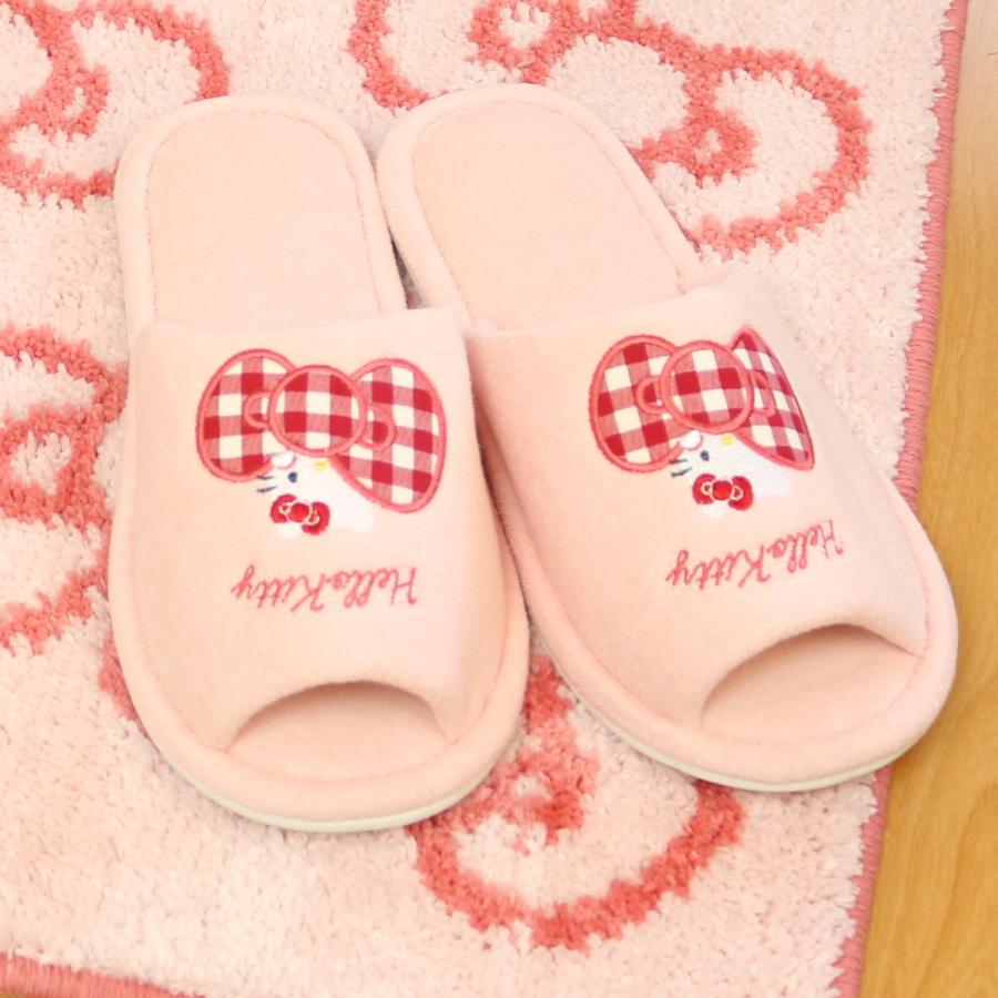 オカ サンリオ シュシュ トイレマット3点セット ハローキティ ピンク