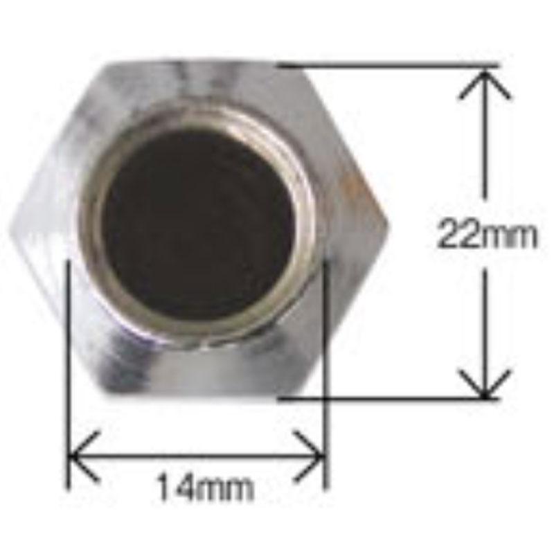 小型車用ハブナット 14xP1.5トヨタ用 16個 純正番号90942-01101