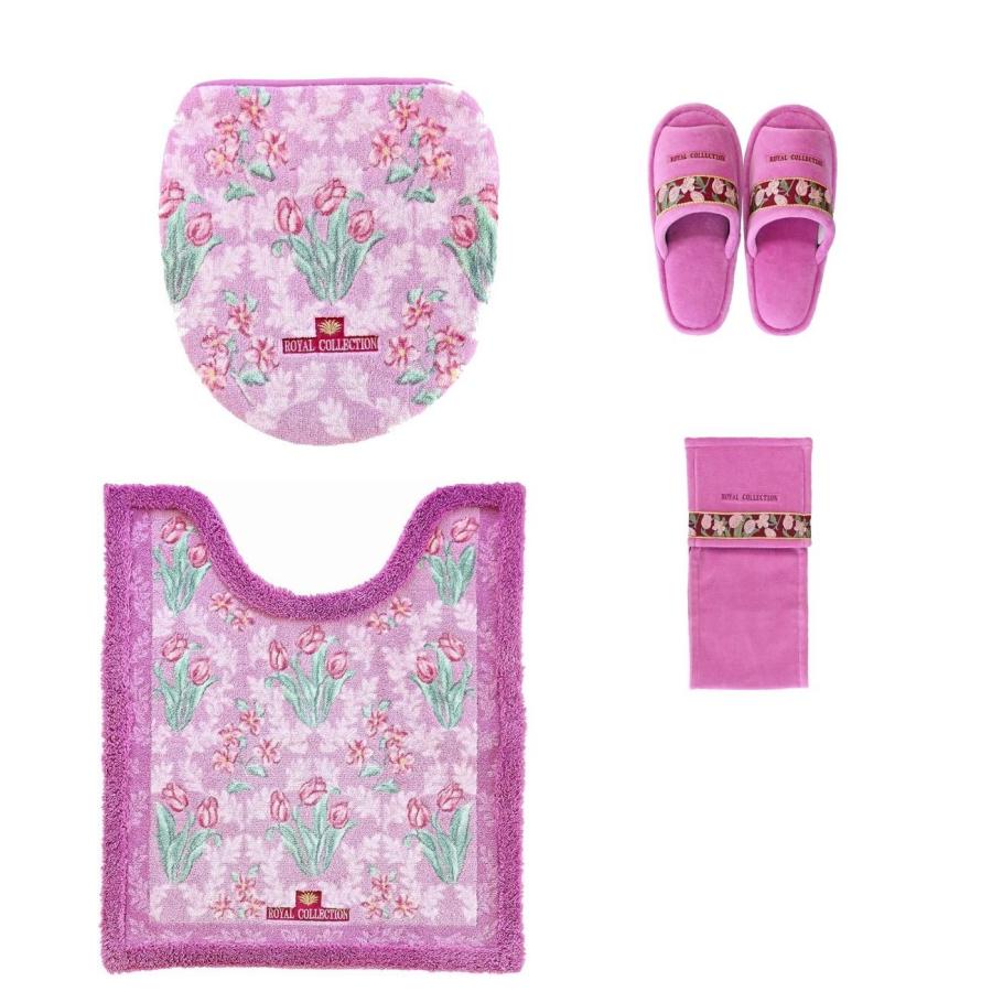 トイレマット 4点セット 日本製 オカ ロイヤルコレクション アーツ