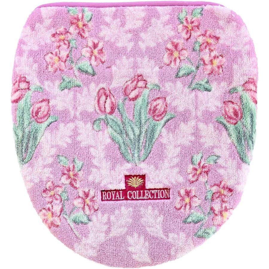 トイレマット 4点セット 日本製 オカ ロイヤルコレクション アーツ ピンク ROYAL COLLECTION（オカ） トイレマット 4点 セット 日本製 ピンク