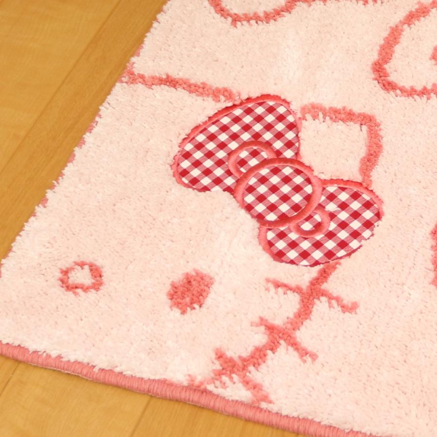 オカ サンリオ シュシュ トイレマット4点セット ハローキティ ピンク