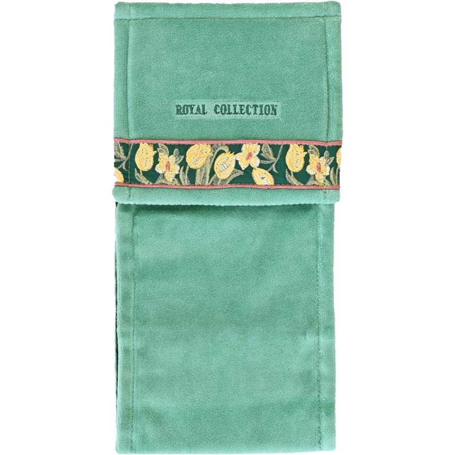 トイレマット 4点セット 日本製 オカ ロイヤルコレクション アーツ グリーン トイレマット ロイヤルコレクション・アーツ - インテリアの通販