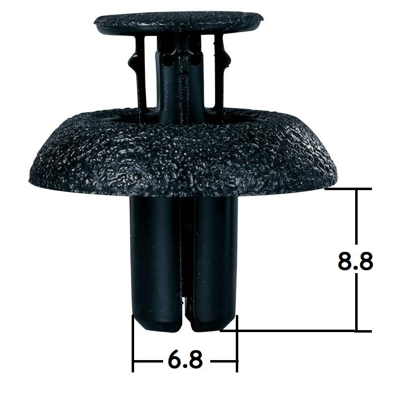 内張クリップ 10個 純正品 ラジエーターサポート 純正番号 90467-07217