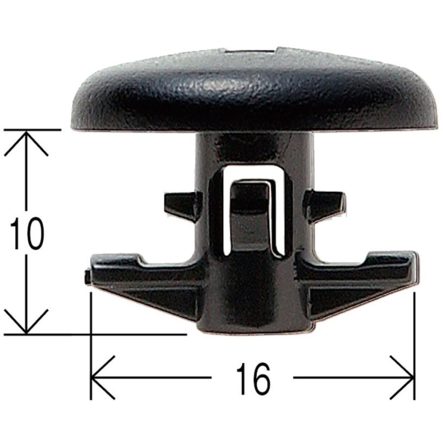 内張りクリップ 純正品 10個 セット フロントグリル ミツビシ EKワゴン