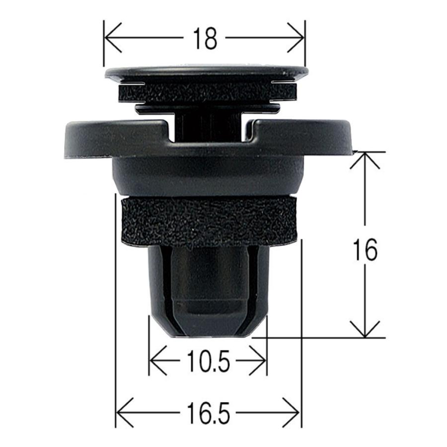 S@eページ♡⃜ トヨタ 純正 クリップ 90914-0055 2個セット レガシー '06対応 サイド