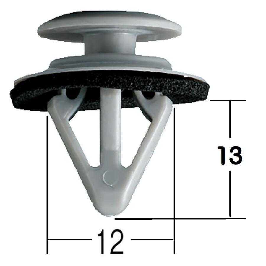 サイドステップ 内張クリップ マツダ ビアンテ 純正番号 TD12-51-SJ3A