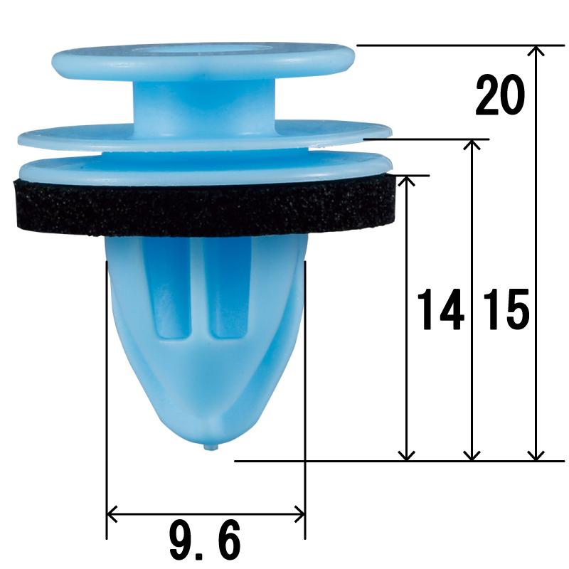内張クリップ バックドアガーニッシュ リベット マツダ '17.02CX-5