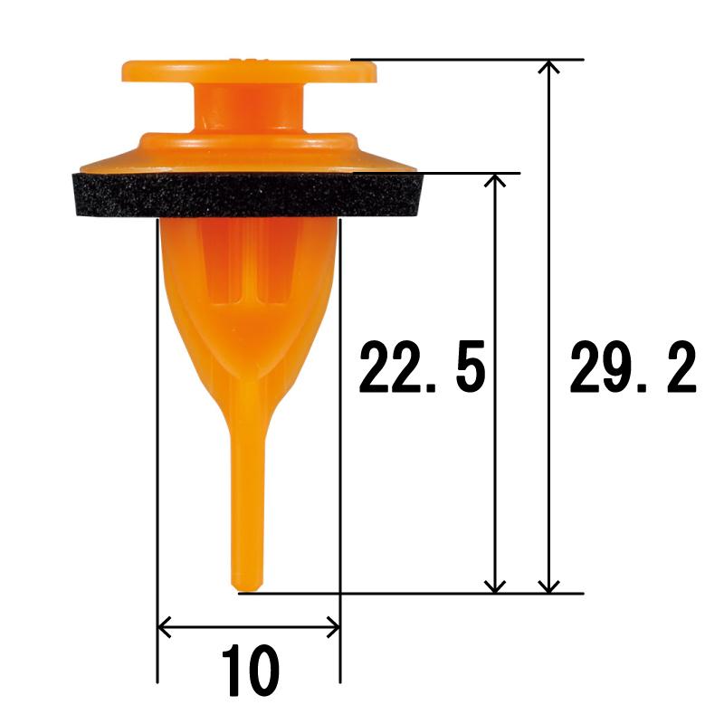 内張クリップ バックドアガーニッシュ リベット マツダ '17.02 CX-5