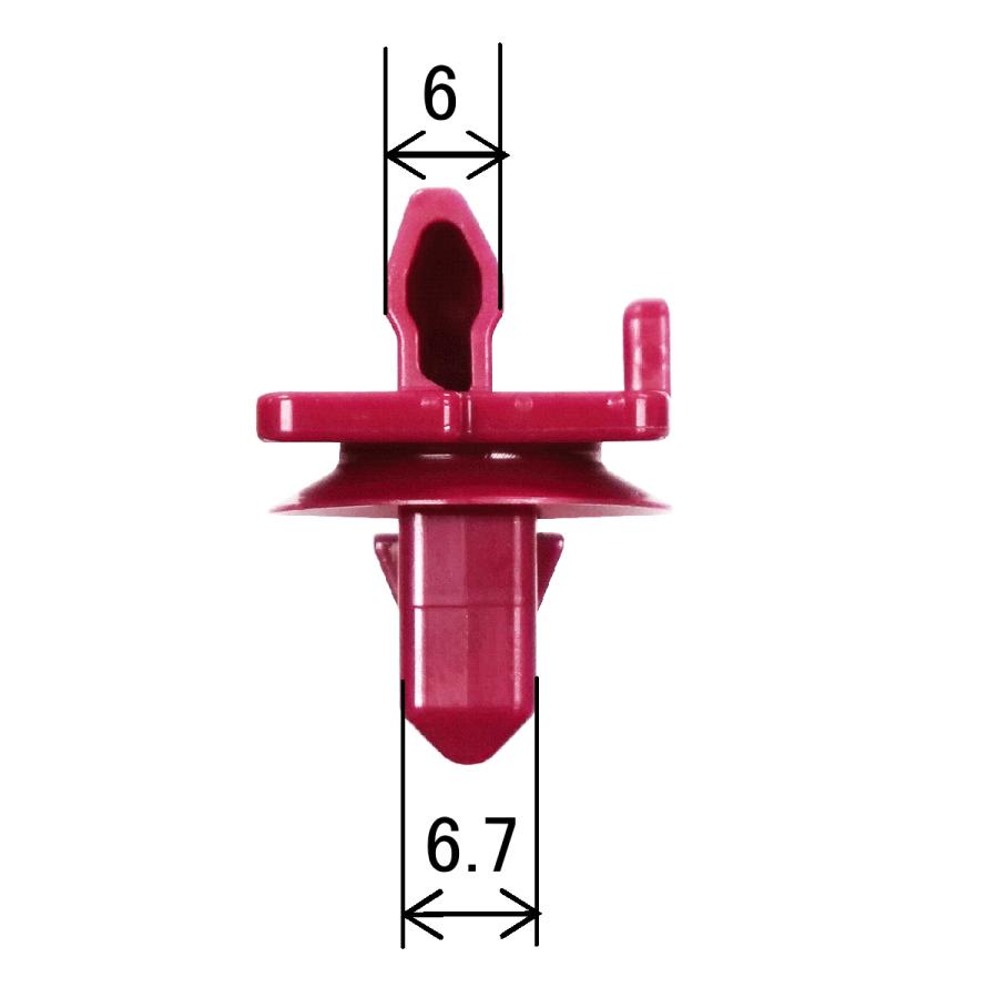 内張クリップ フロントピラー リベット ニッサン 19デイズ 純正