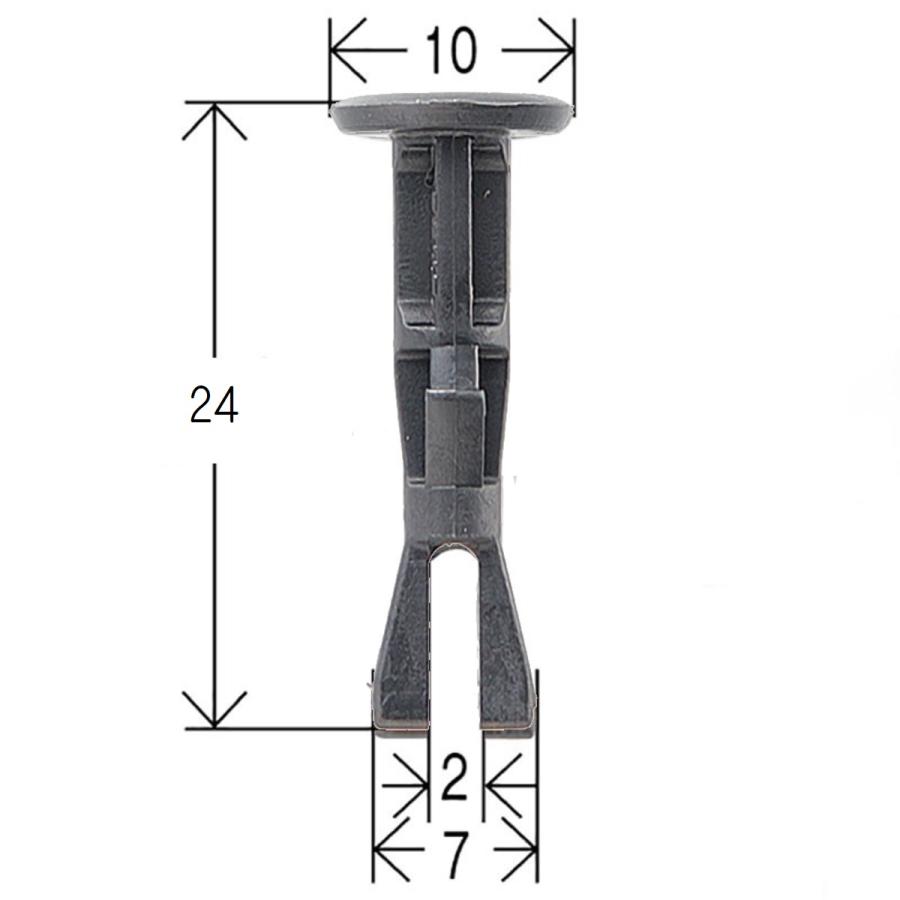 専用品 内張りクリップ 純正品 オス・メス 各4個 トヨタ サイ マークX
