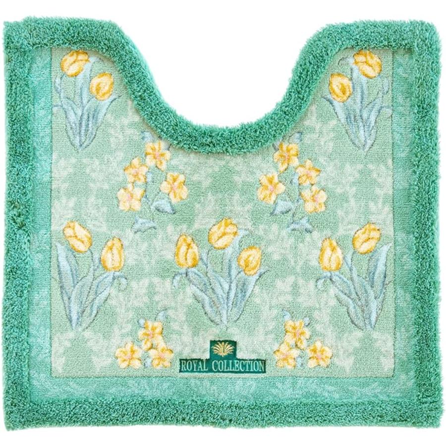 トイレマット 4点セット 日本製 オカ ロイヤルコレクション アーツ グリーン ROYAL COLLECTION（オカ） トイレマット グリーン 緑 オカ ロイヤル