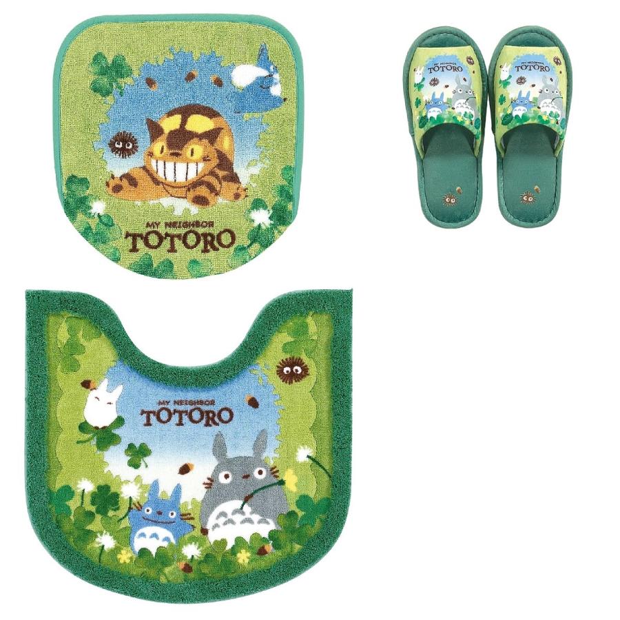 スタジオジブリ となりのトトロ トイレマット セット 3点 スリッパ