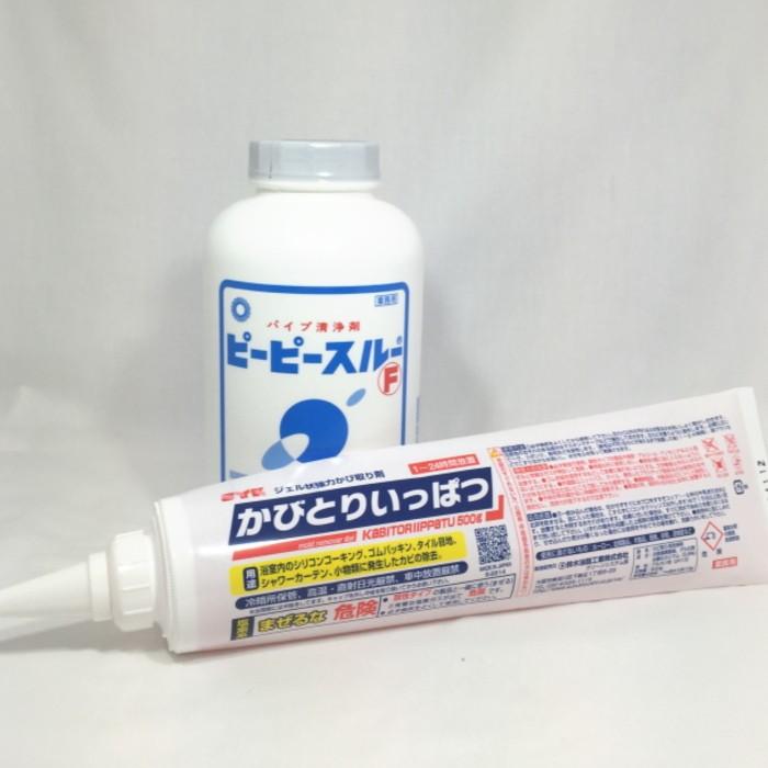 お風呂そうじ名人 配管通し 強力カビ取り剤２点セット ピーピースルーｆ カビとりいっぱつ500g P600sykk500 Proバイダー ヤフー店 通販 Yahoo ショッピング