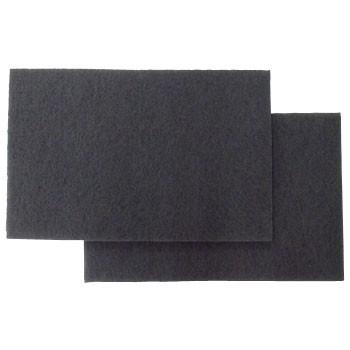 ハンドパッド 1500番(20枚入) #1500 メッキ前処理 ステンレス つや消し 金属 樹脂 足付け ガラスや陶器の汚れ落とし 理研コランダム リコブライト灰色（グレー） |  | 01