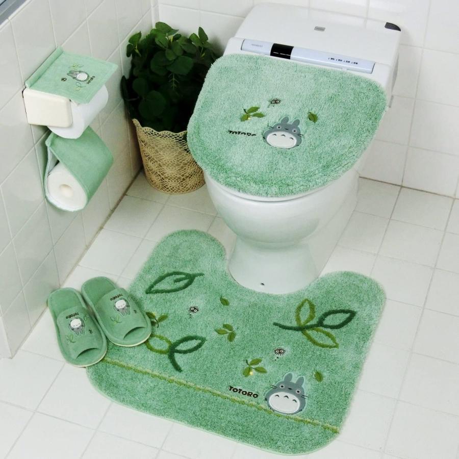 スタジオジブリ となりのトトロ ロング トイレマット 80×60cm グリーン