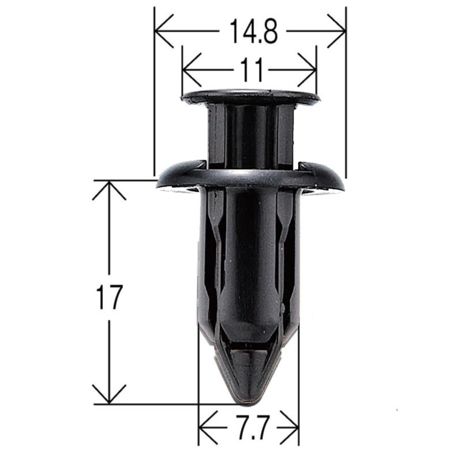 フロントバンパーグリル クリップ 30個 ダイハツ ムーヴ タント 純正