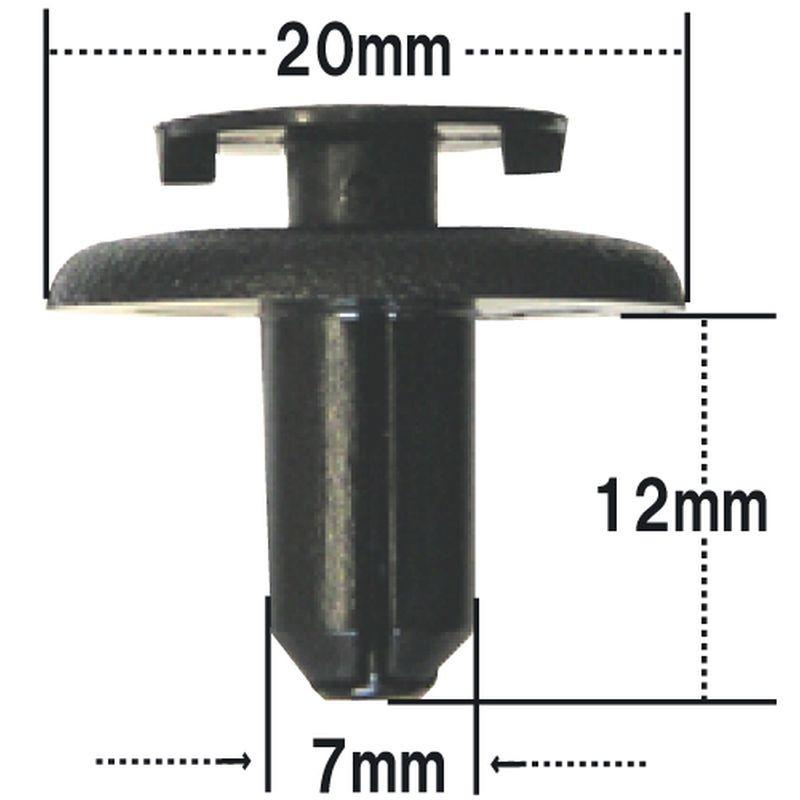 BmaitakeJページ 90467-05165-B0 (90467)B/ドアトリムボードクリップ 1個 トヨタ