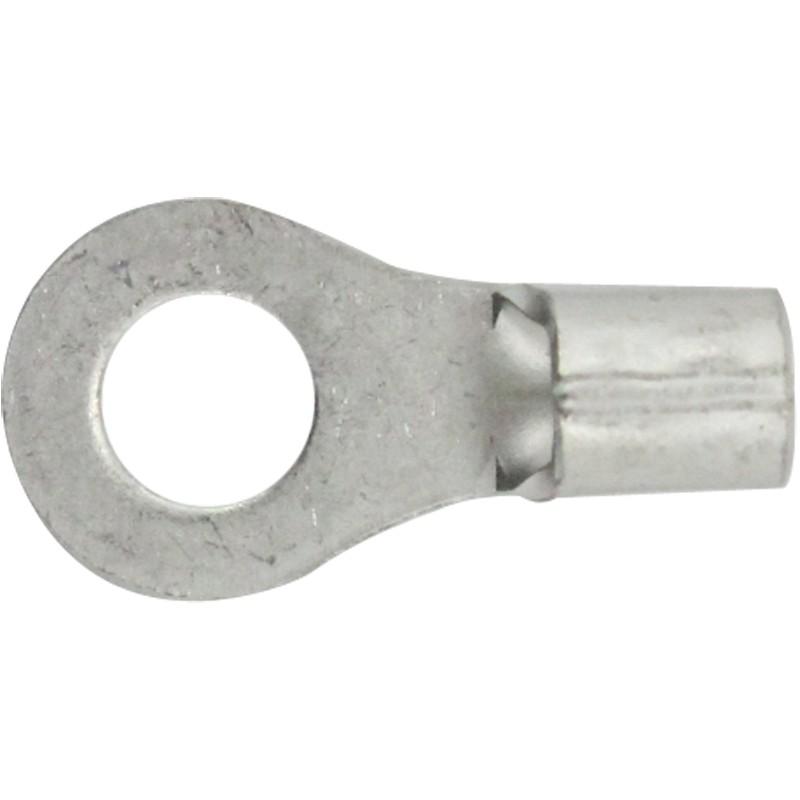 圧着ターミナル 裸丸端子 2sq 穴径4mm 100個入 4013-NA-4