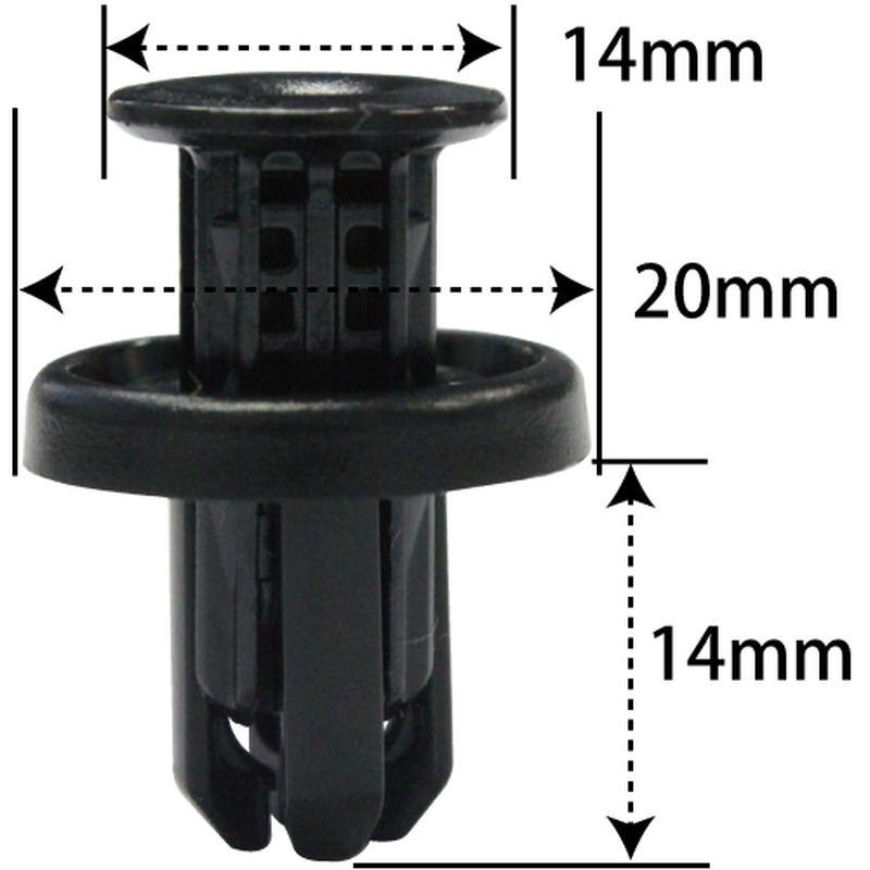 プッシュリベット・内張クリップ （ホンダ用） 10個入 純正番号