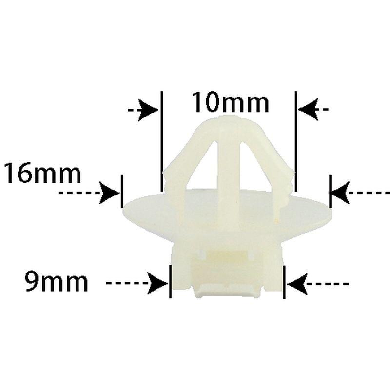 プッシュリベット・内張クリップ （ホンダ用） 10個入 純正番号