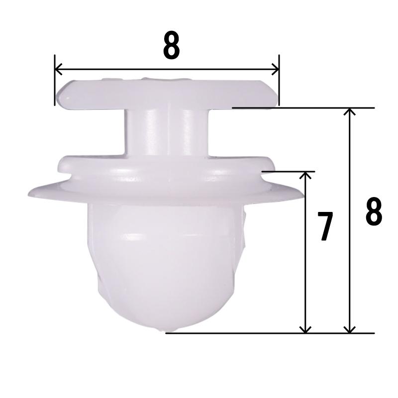 じじ　904545 内張クリップ バックドアヒンジカバー リベット スズキ '18.07ジムニー