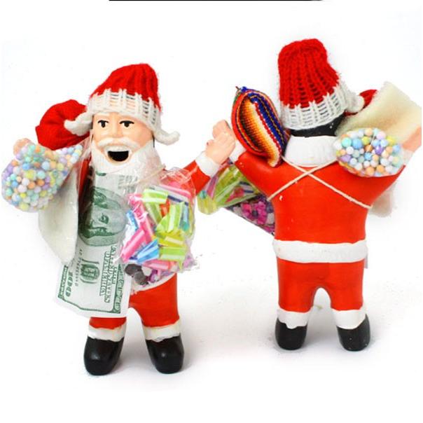 サンタ エケコー人形 人形 エスニック お守り 幸運 ペルー